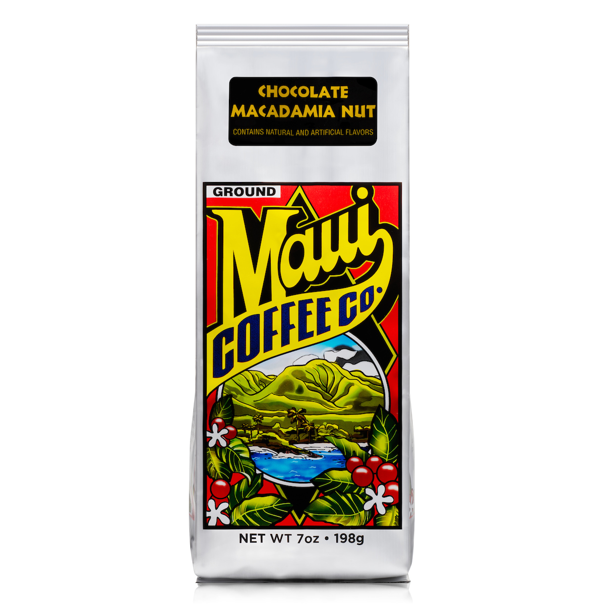Maui Coffee Chocolate Macadamia Nut ground