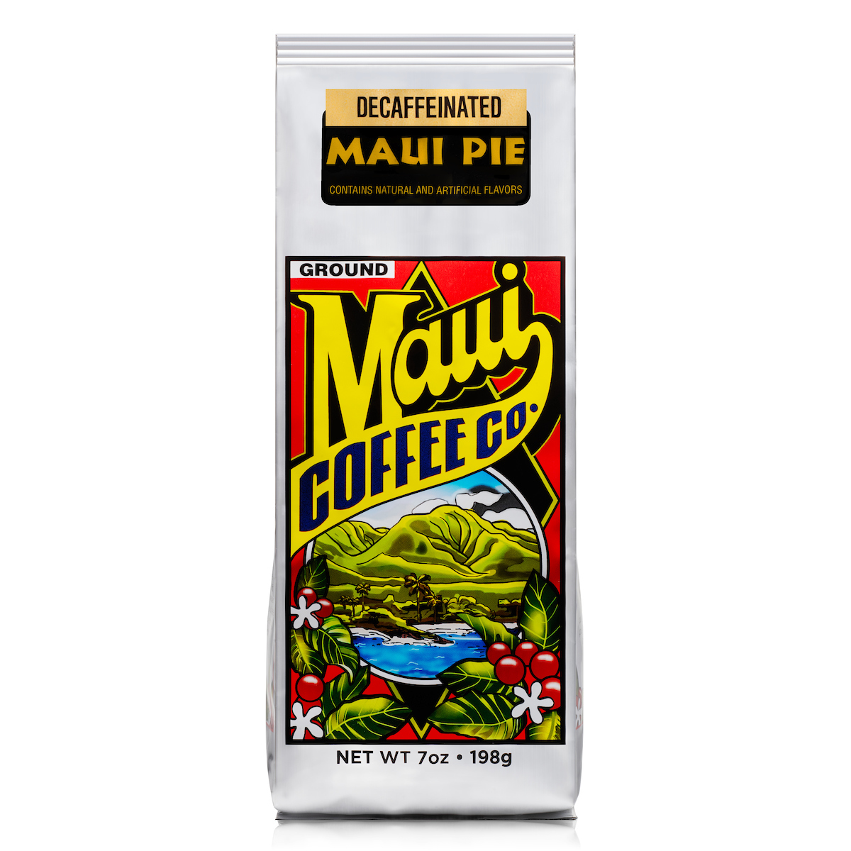 Maui Coffee Decaf Maui Pie ground