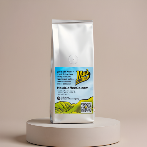 Vanilla Macadamia Nut Coffee Back of Bag Product Image