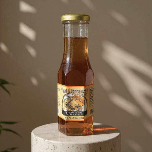 Maui Upcountry Strawberry Guava Syrup Product Image Hero