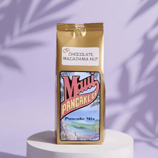 Maui Pancake Co. Chocolate Macadamia Nut Pancake and Waffle Mix Product Hero Image
