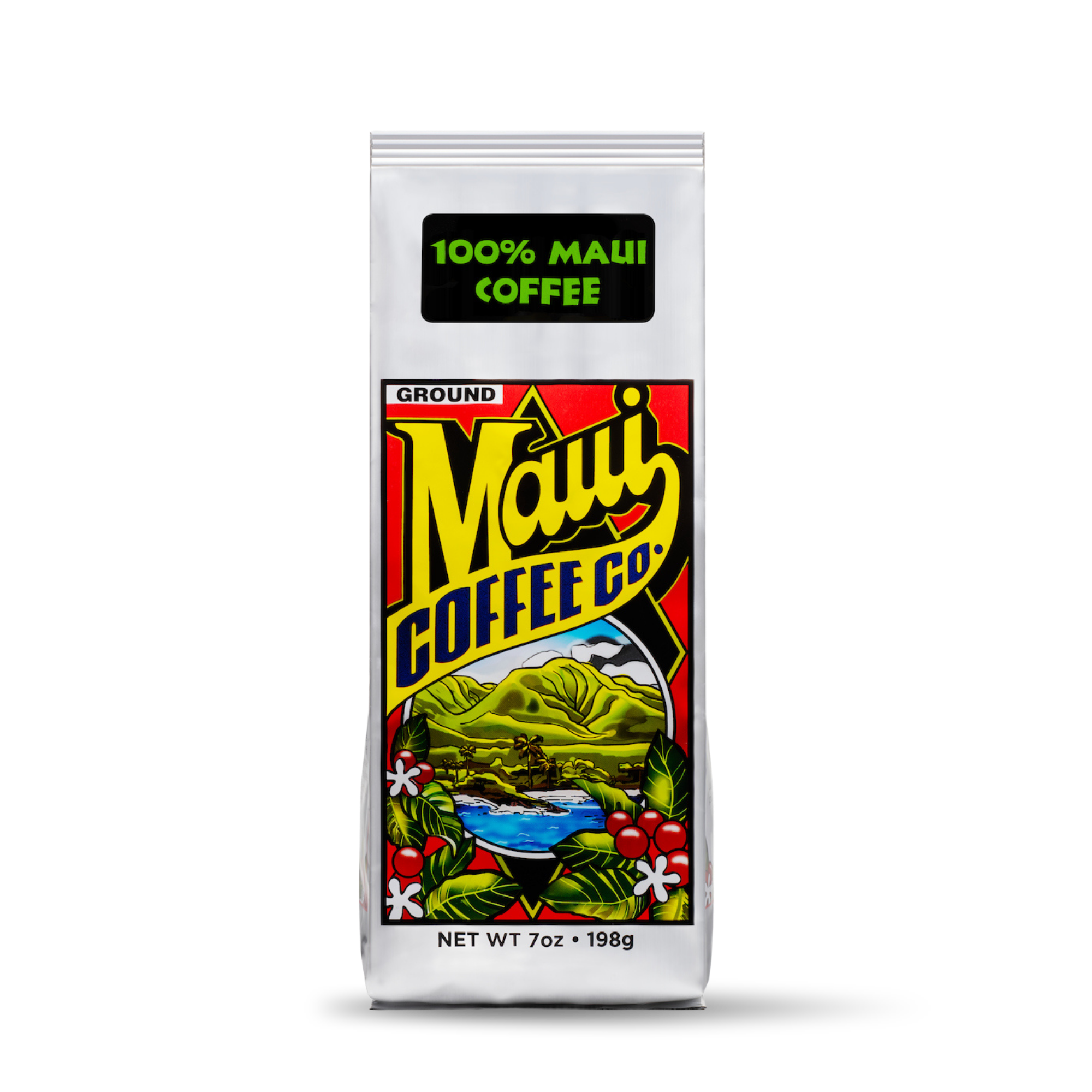 100% Maui Coffee bag