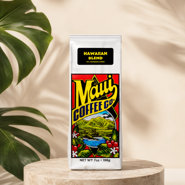 Hawaiian Blend Main Hero Image - 10% Hawaiian Coffee Blend 100% Arabica Beans